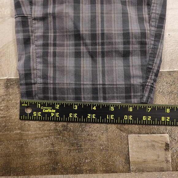Columbia Omni-Wick Plaid Shorts Women’s Size 4 Gray Quick Dry Hiking Outdoor - Picture 9 of 13